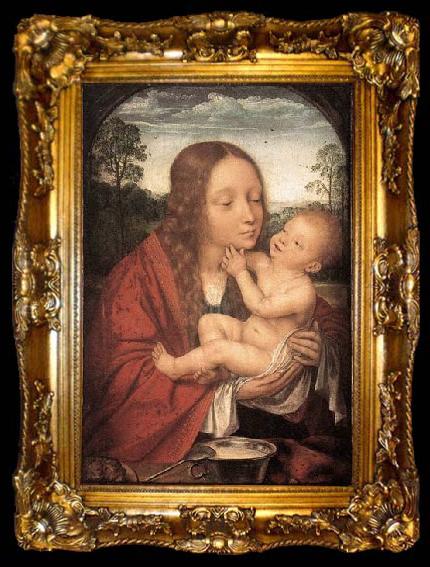 framed  Quentin Massys Virgin and Child in a Landscape, ta009-2